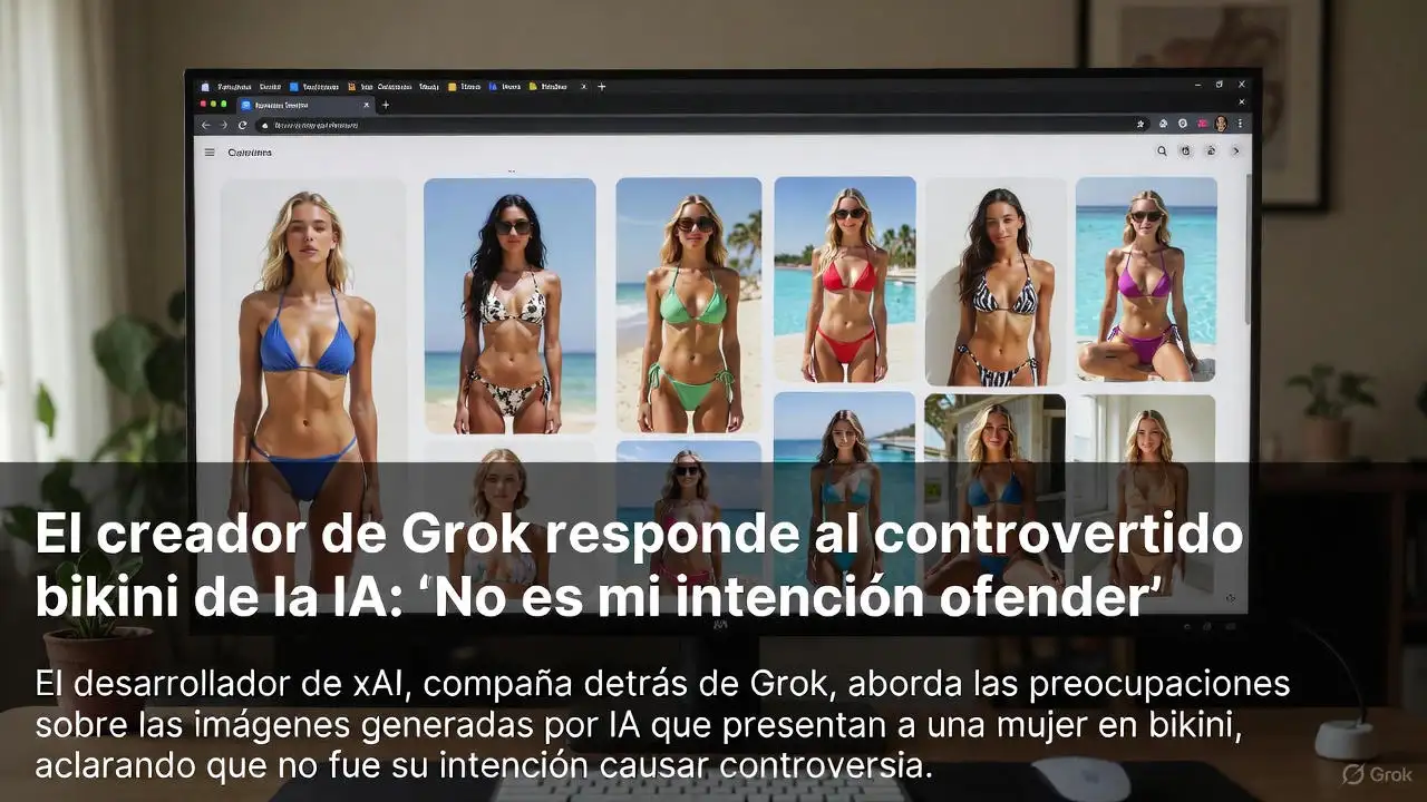 ¡Escándalo Explosivo! Grok, la IA de Elon Musk, Desnuda Digitalmente a Mujeres y Menores en Bikini Sin Permiso – ¡X se Inunda de Deepfakes Pornográficos!