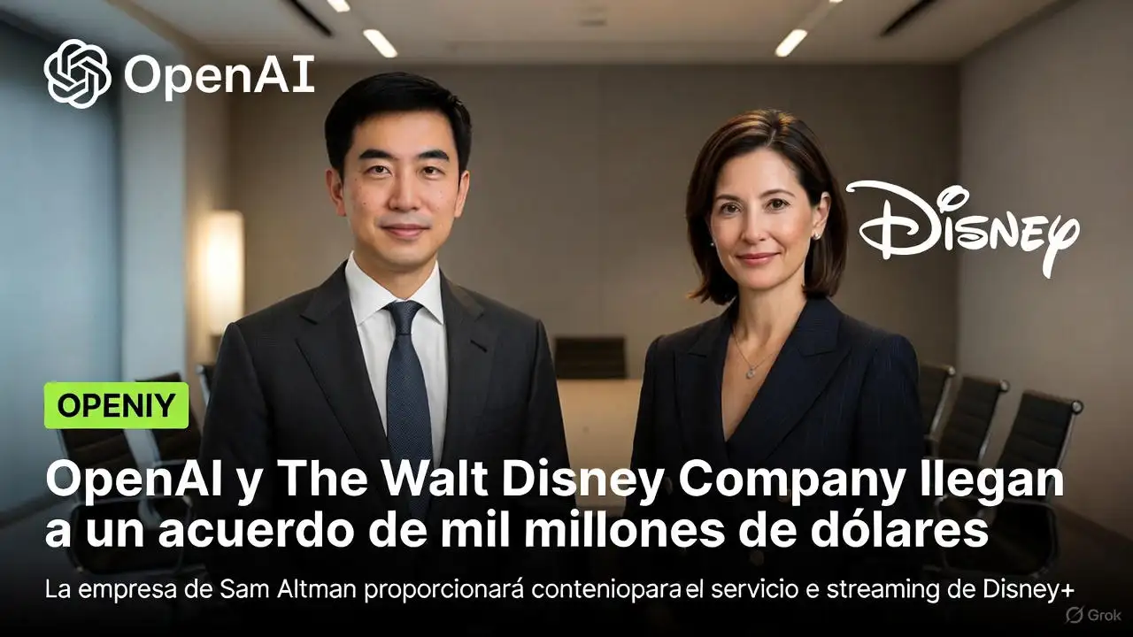 Disney y OpenAI: El acuerdo de $1.000 millones que pone a Mickey Mouse, Elsa y Darth Vader en manos de la IA… ¿Sueño o pesadilla?