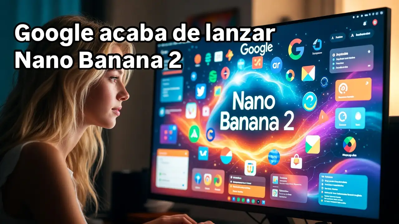 Nano Banana 2 ya está aquí: La IA de Google que genera imágenes Pro en segundos y gratis 🍌 (Pruébala ahora)