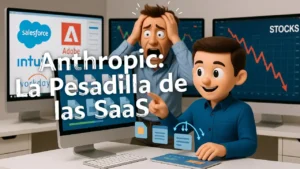Anthropic Desata el Terror en SaaS: Claude Cowork Hace Caer Acciones un 15% y Amenaza Miles de Suscripciones en 2026